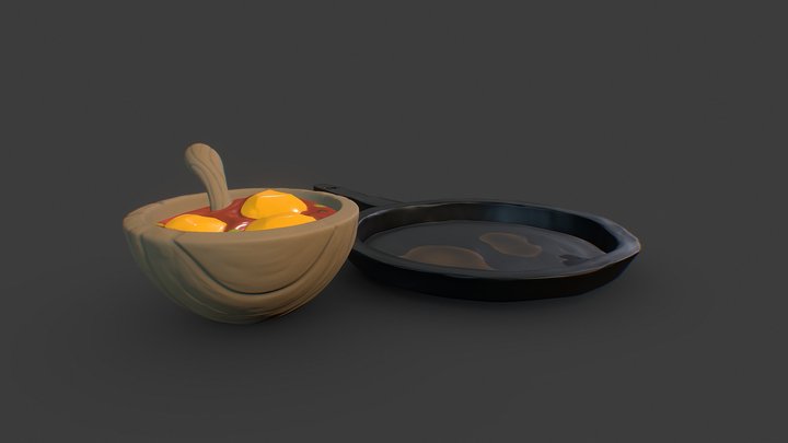DS - Asset 3 - Food Items 3D Model