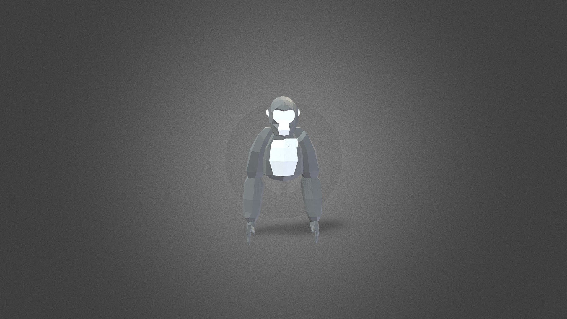 Rigged Gorilla w/ added Early Access Badge - Download Free 3D model by ...
