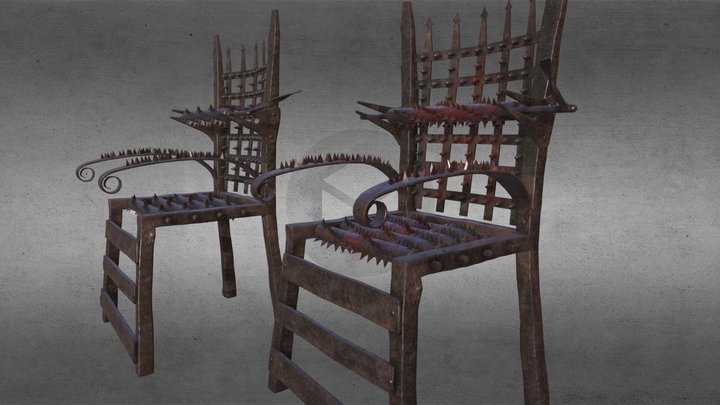 Spiked torture chair 03