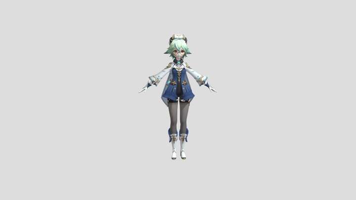 Sucrose Genshin Impact 3D Model