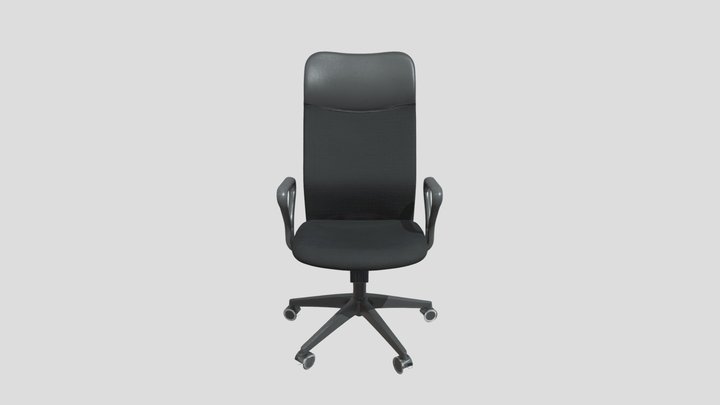 Офисное кресло Астра А 3D Model