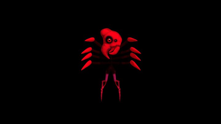 One Night at Flumpty's Red Man (REMASTERED) 3D Model