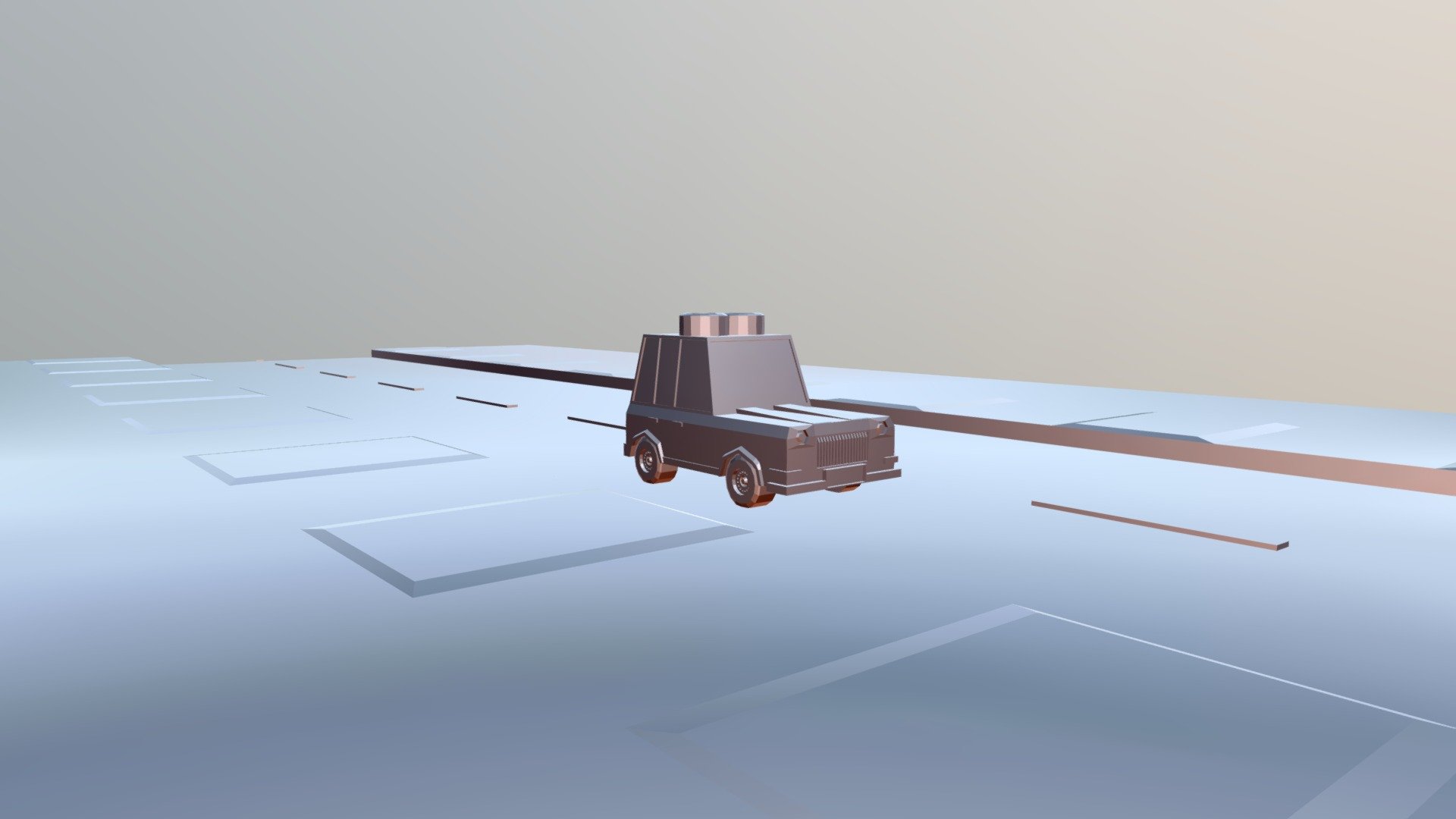 LOW POLY FAMILY CAR