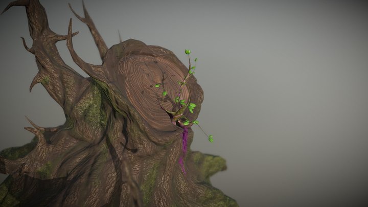 Tree of birth of hope 3D Model