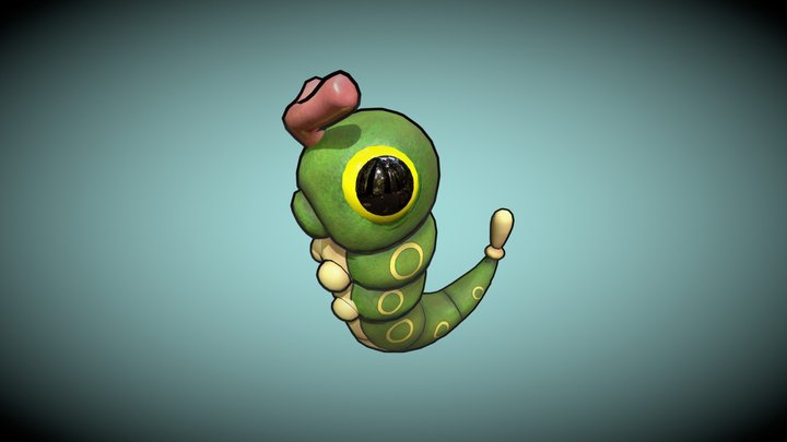 Caterpie 3D Model