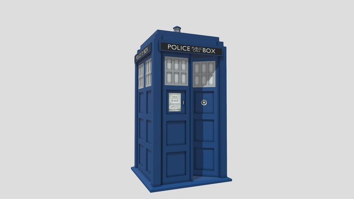 TARDIS 3D Model