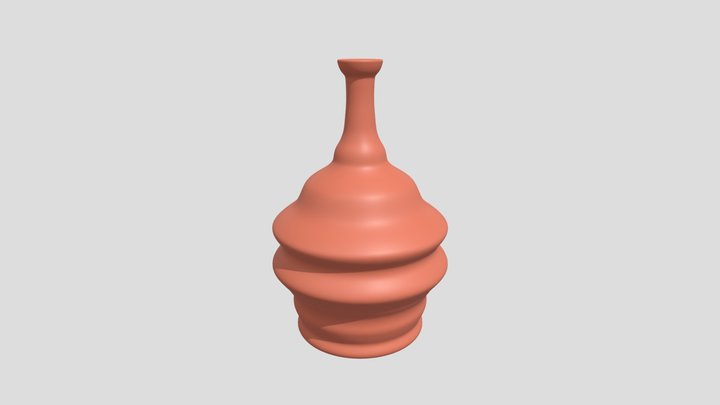 Clay vase 3D Model
