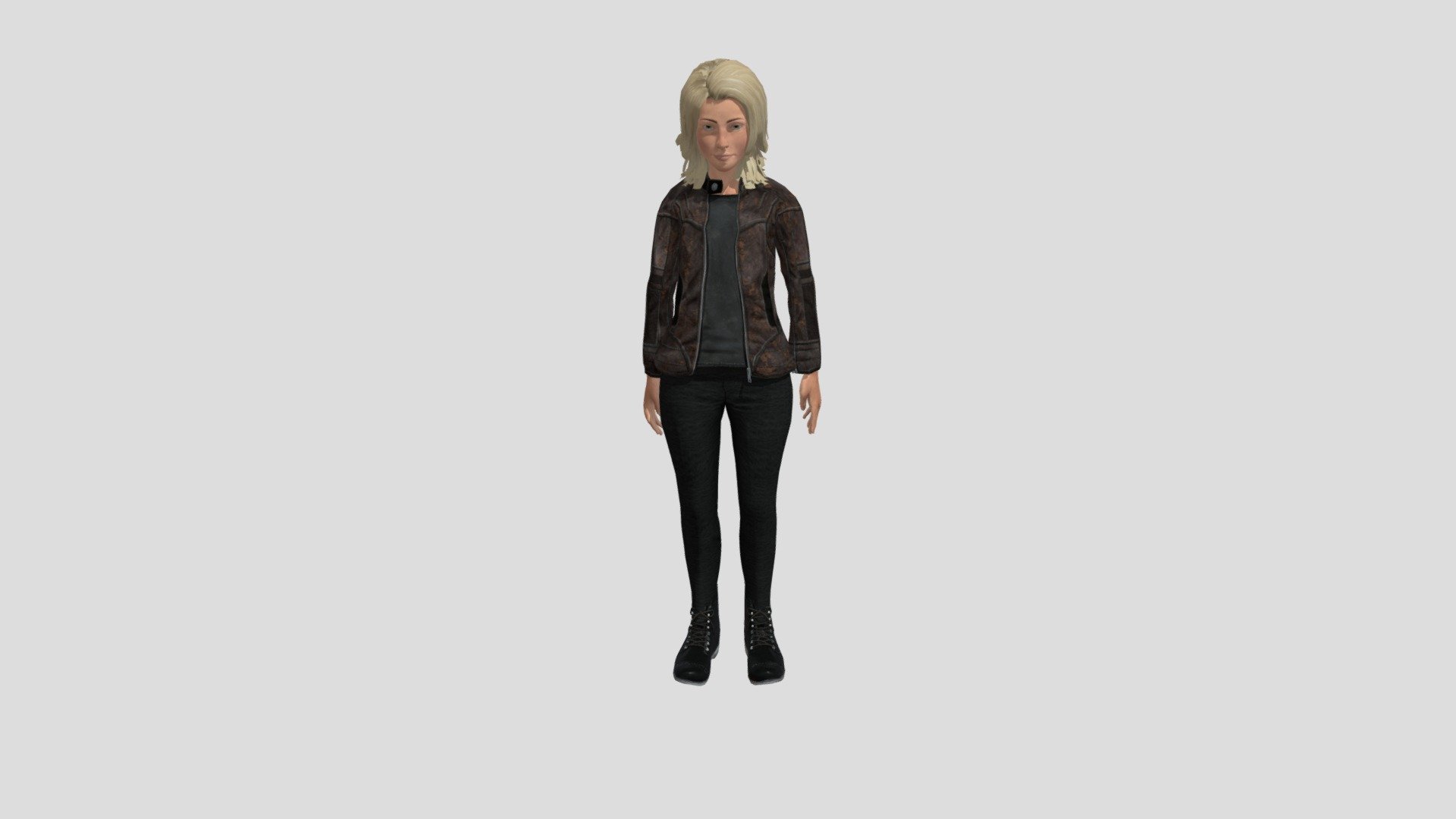 mulher em 3d