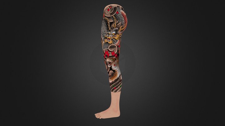 Dragon_Tiger 3D Model