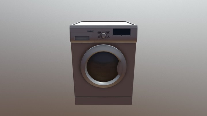 Washing Machine 3D Model