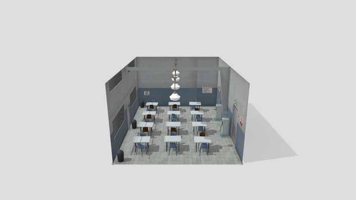 Prison_meet_room 3D Model