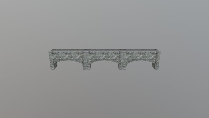 Small Bridge Sketch Up 3D Model
