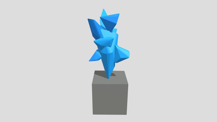 Blue1_obj 3D Model