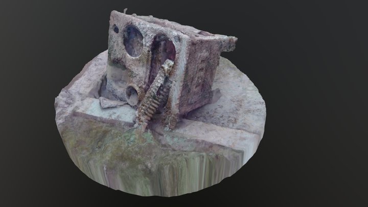 Minnewanka Landing Hotel Stove 3D Model