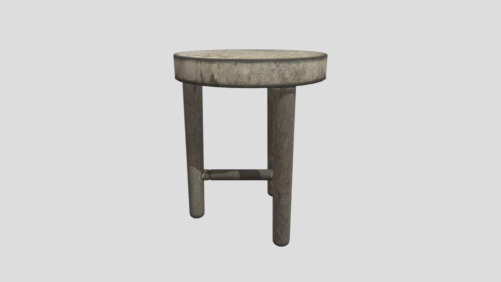 Painted Stool