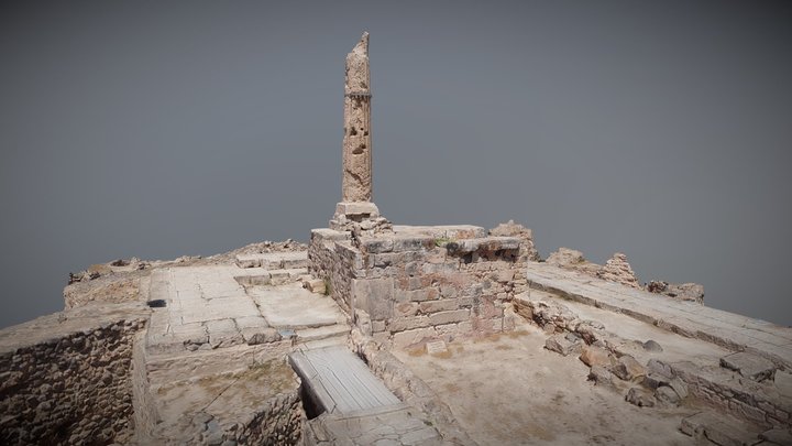 Temple of Apollo, Aegina Kolona (Greece) 3D Model