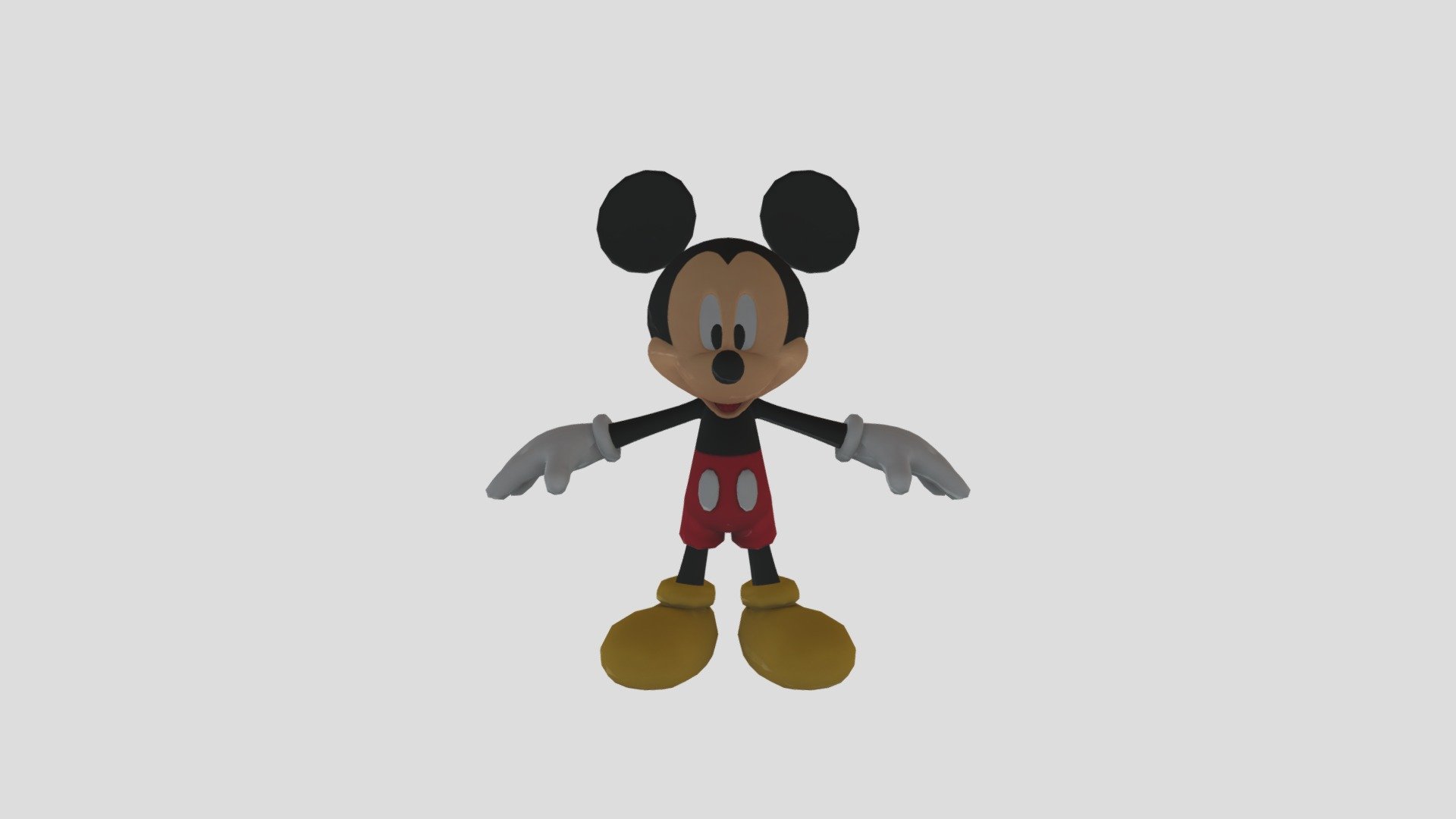 Mickey Mouse - 3D model by Meg510 [52cc1ac] - Sketchfab