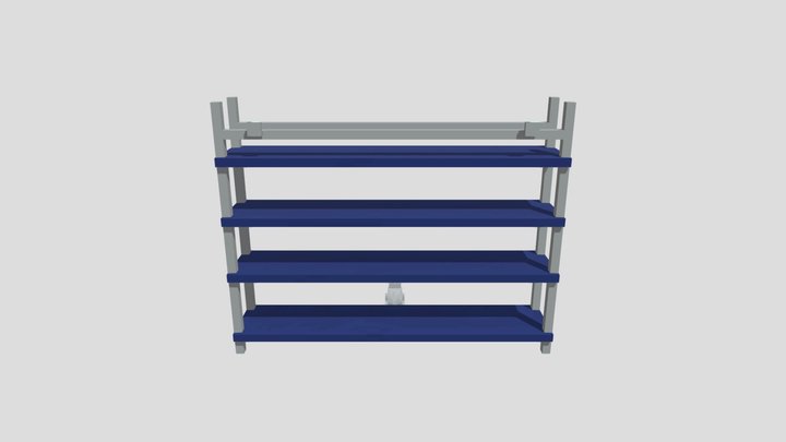 Are your shelves fixed to your walls? 3D Model