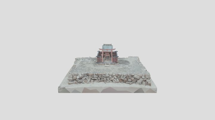 腰細浦神社 3D Model