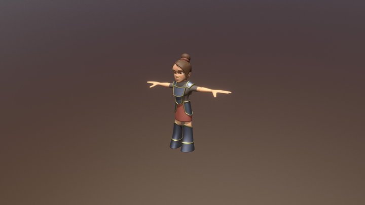Littlewarrior 3D Model