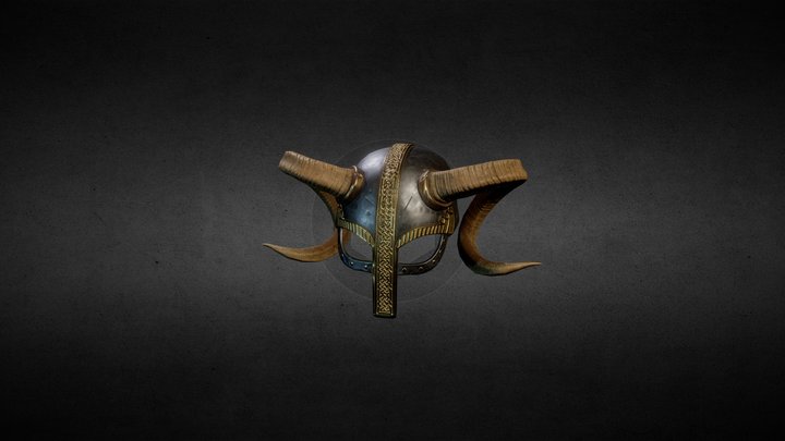 Viking Helmet 3D Model