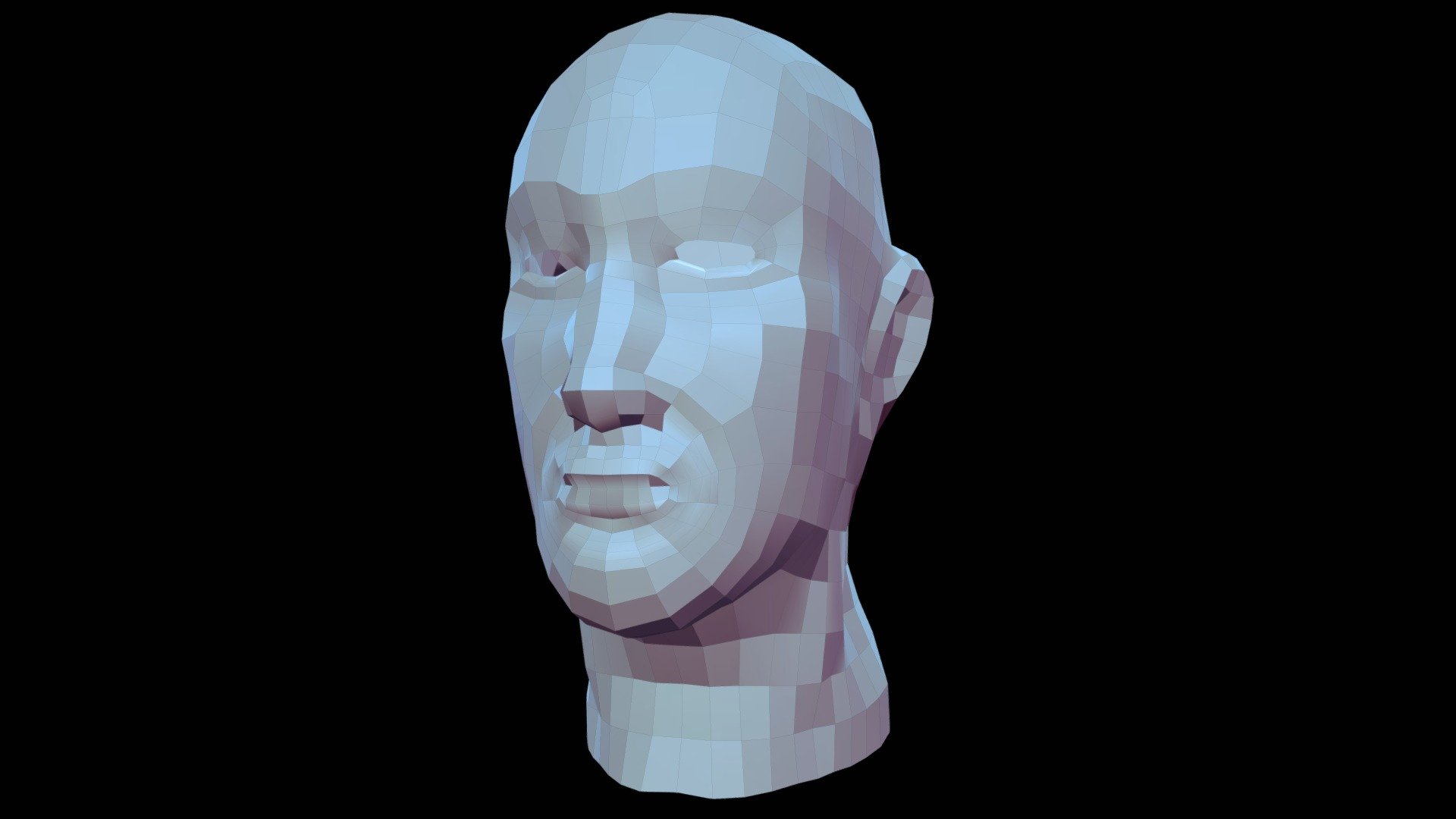 Retopologized Head - 3D model by Lakin (@lakinrt) [52cd8b1] - Sketchfab