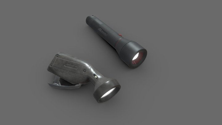 Flashlights 3D Model
