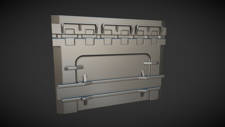 Tile x08 3D Model