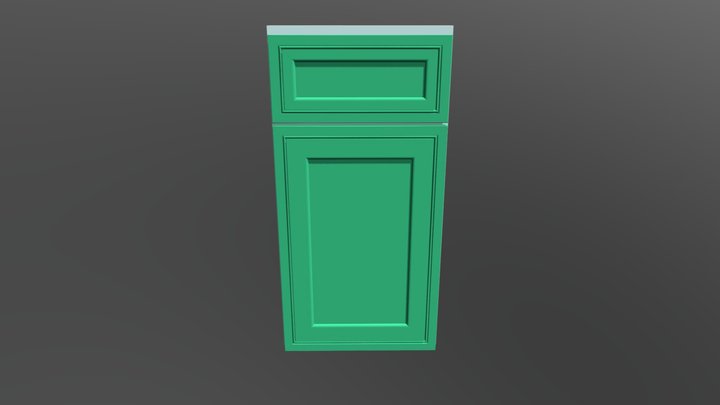 Kitchen And Bath Cabinets Door Hazel 3D Model