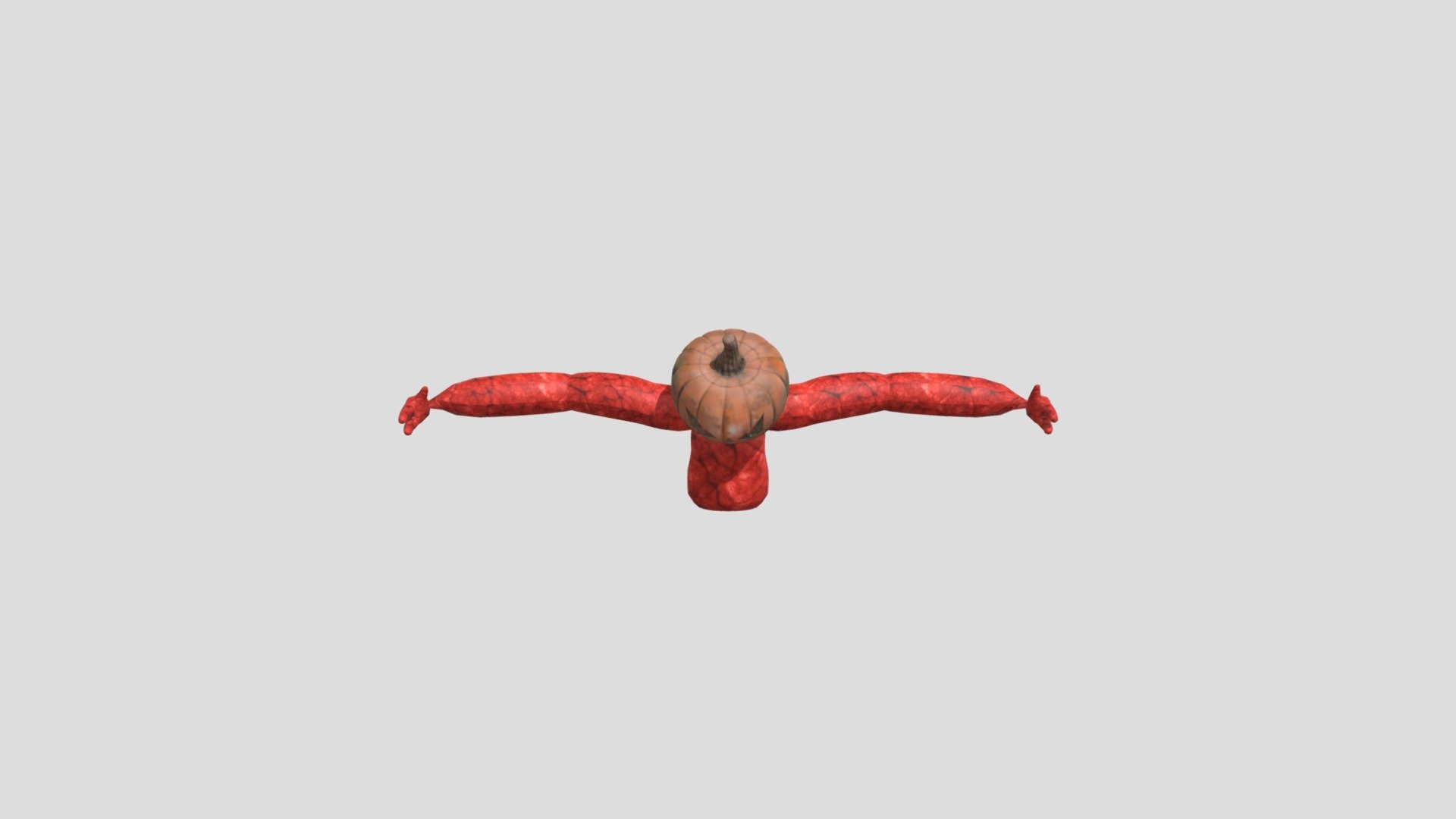 Meat Man Fast Scary Baboon WITH PUMPKIN HEAD - Download Free 3D model ...