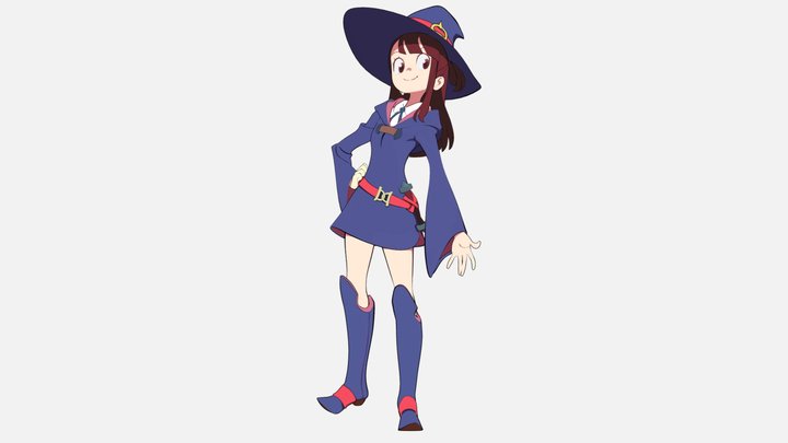 Little Witch Academia 3D Model