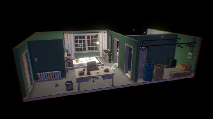 Phasmophobia room 3D Model