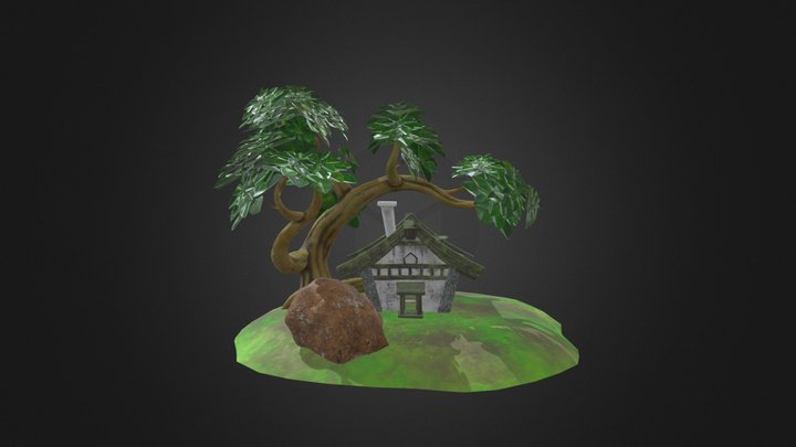 house and hut 3D Model