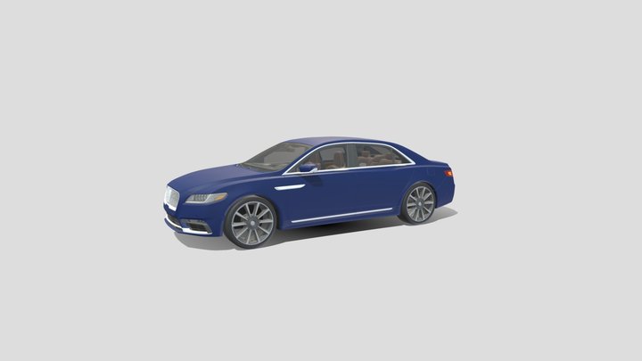2018 Lincoln Continental – Modello 3D gratuito STL