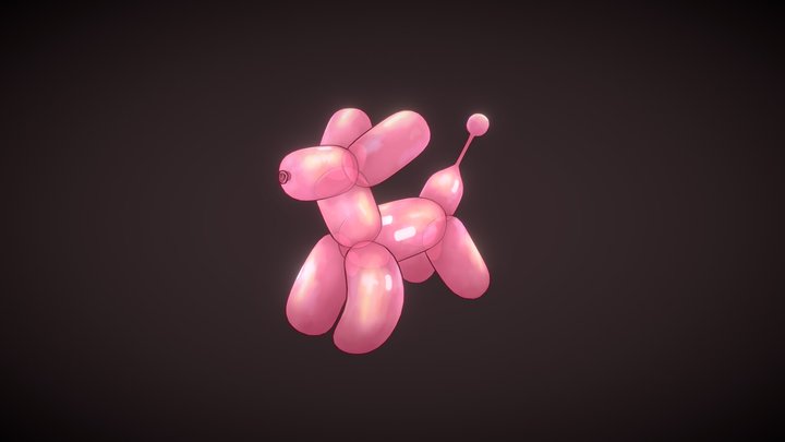 Balloon Pup 3D Model