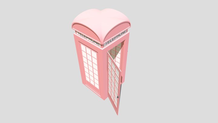 London telephone cell 3D Model