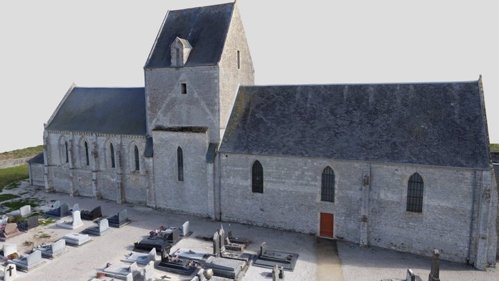 [terrain] Eglise Saint-Pierre - Géfosse-Fontenay 3D Model