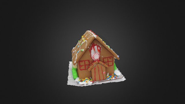 Poppy's Gingerbread House 3D Model