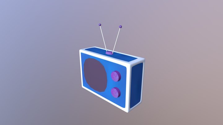 Tv Robot 3D Model