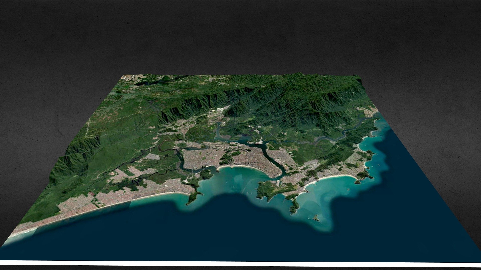 Baixada Santista Modelo 3D
