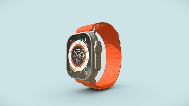 Apple Watch Ultra (2022) 3D Model