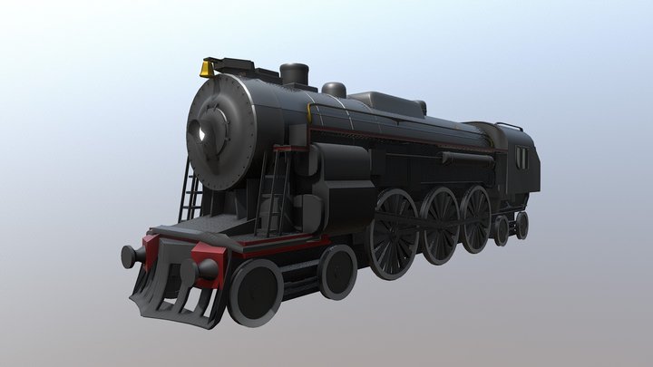 Train V2 3D Model