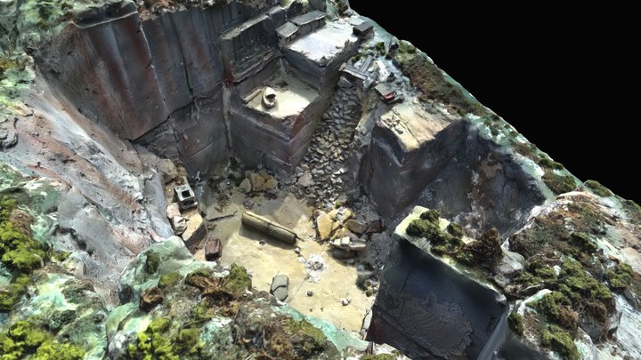 Carrière de Vodelée 3D Model