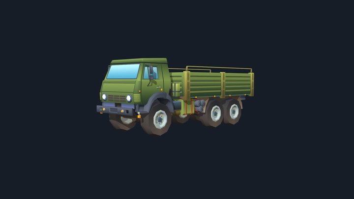 KamAZ 5350 3D Model