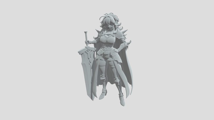Kara (Barbarian) 3D Model