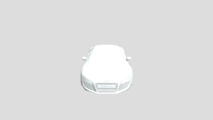 Audi R8 free model 3D Model
