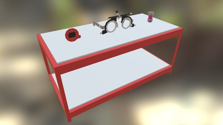 Optometrist Asset Set 3D Model