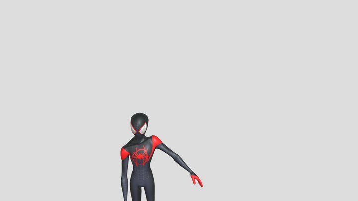 Spider-Man Miles Morales Across The Spider-Verse 3D Model