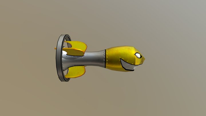 Missile 3D Model