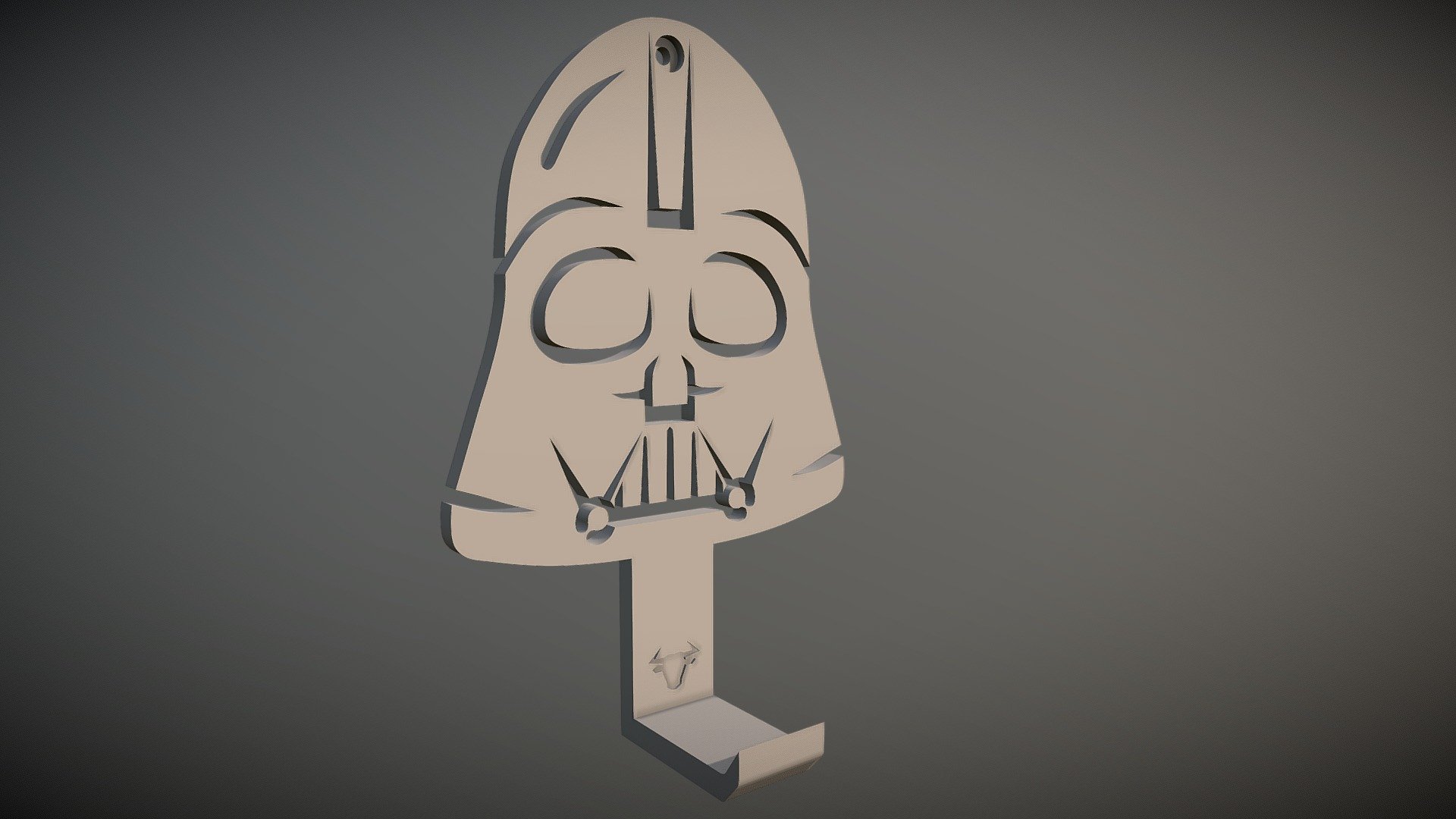 Darth Vader Wall Mount - Buy Royalty Free 3D model by robulltec ...